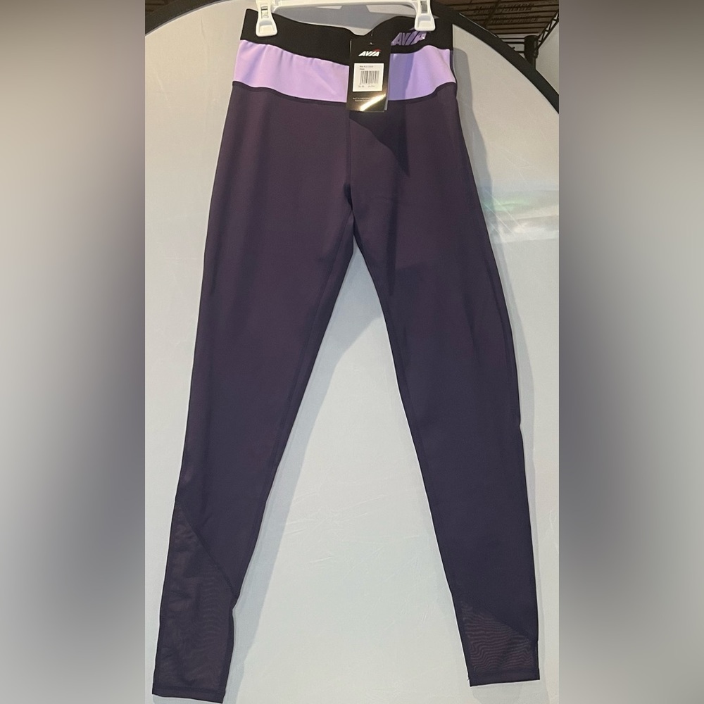 Avia Black Dress Pants with Tapered Leg Design